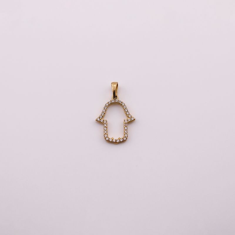 Dije Mano C/p 10k 0.7g